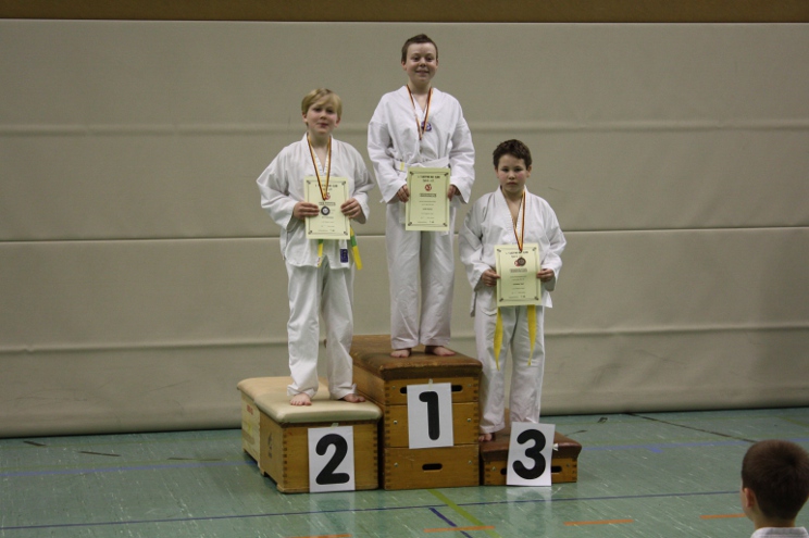 Gruppe Jungs 2 - 1. Janik, 2. Erik, 3. Christian